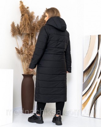 Пальто зимнее на флисе
	Код/Артикул: 303
	Ткань-плащевка мемори на 150-ом синтеп. . фото 3
