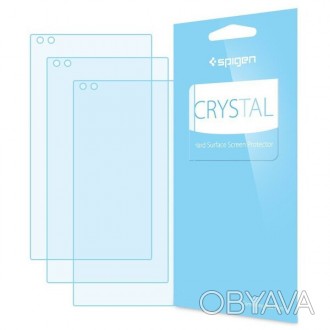 Защитная пленка Spigen Crystal защищает экран LG V10 от царапин и повреждений, п. . фото 1