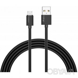 Тип - кабель; тип Вход - USB 2.0; тип Выход - micro USB; длина - 1.2 м; Цвет - ч. . фото 1