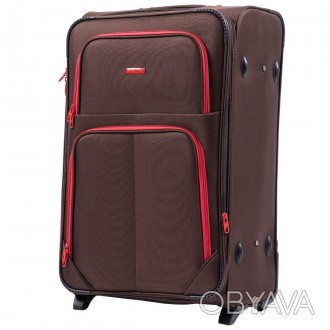 Малый тканевый чемодан на двух колесах серии Wings 214 выполнены из особо прочно. . фото 1