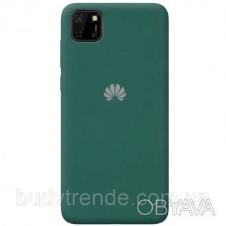 Чехол Silicone Cover Full Protective (AA) для Huawei Y5p (Зеленый / Pine green). . фото 1