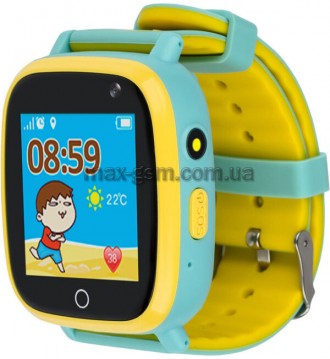 Дитячий смарт-годинник AmiGo GO001 iP67 green. Запорожье. фото 1 Дитячий смарт-годинник AmiGo GO001 iP67 green. Запорожье. фото 1