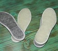Зимние стельки для обуви 100% шерсть + фетр Стельки для обуви – это прекрасный б. . фото 4