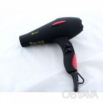 Профессиональный фен для волос Domotec MS-0219 3000W Black - Функциональный и уд. . фото 1