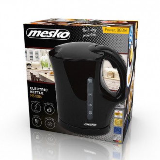Чайник электрический электрочайник Mesko MS-1284 1.0 л Black - энергосберегающий. . фото 7
