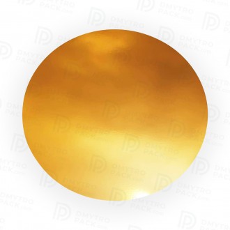 Подложка для торта из ламинированного картона золотого цвета (с обратной стороны. . фото 3