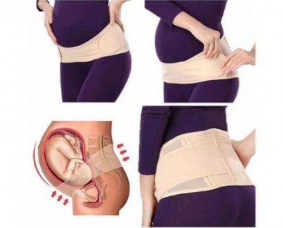 Эластичный женский предродовой бандаж для беременных женщин и послеродовой пояс . . фото 3