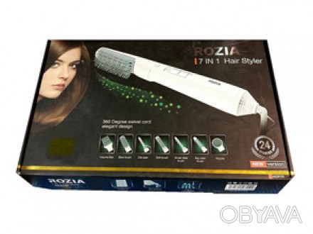 Фен щетка расческа выпрямитель для укладки волос Rozia HC8110 500W 7в1 - это не . . фото 1