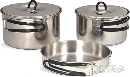 Тип: набор туристической посуды; Материал изготовления: нержавеющая сталь; Вес: . . фото 1
