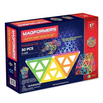 Магнитный конструктор Magformers Базовый набор Супер 30 деталей (701008). Харьков. фото 1 Магнитный конструктор Magformers Базовый набор Супер 30 деталей (701008). Харьков. фото 1