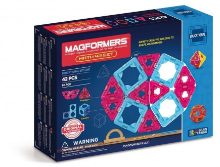 Магнитный конструктор Magformers Математический набор 42 элемента (711005). Харьков. фото 1 Магнитный конструктор Magformers Математический набор 42 элемента (711005). Харьков. фото 1