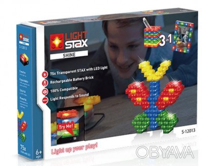 Конструктор LIGHT STAX приносит свет в мир конструкторов, таких как LEGO®. Кажды. . фото 1