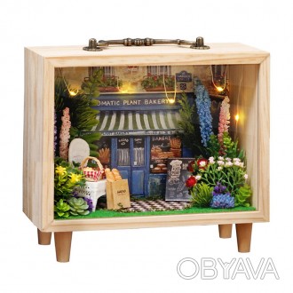 Кукольный домик из натуральной древесины Cute Room «Bakery» — безопасная игрушка. . фото 1