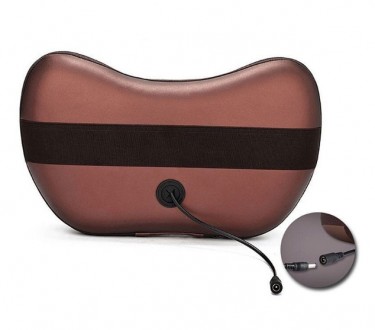 Массажная подушка для машины Car Massage Pillow, коричневая Водители, совершающи. . фото 9