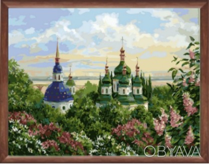Картина "Весеннее утро" (Выдубицкий монастырь) концентрирует в себе жи. . фото 1