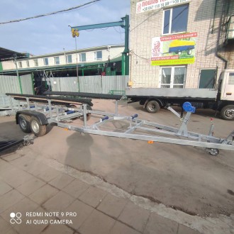 Прицеп под яхту двухосный с тормозами. Вінниця. фото 1 Прицеп под яхту двухосный с тормозами. Вінниця. фото 1