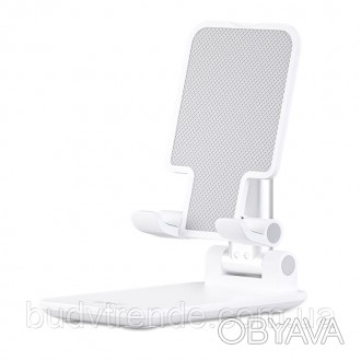 Универсальный держатель для смартфона WIWU Mirror Desktop Stand ZM103 (Белый). . фото 1