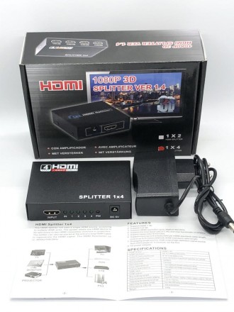 Коммутатор HDMI 1*4 (50)A22(33103). Одеса. фото 1 Коммутатор HDMI 1*4 (50)A22(33103). Одеса. фото 1