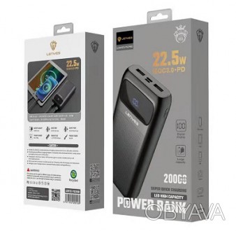 Power bank LENYES PX591 50000mAh – стильный аксессуар, способный продлить время . . фото 1