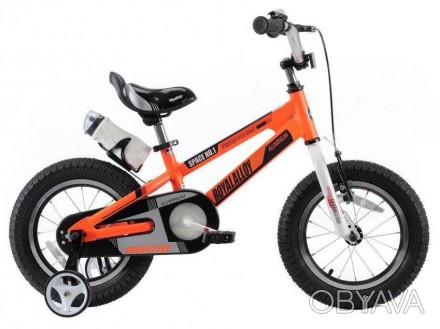Детский велосипед Royal Baby 18 Space 18-17 алюминий оранжевый 
Рама 18 (167-178. . фото 1