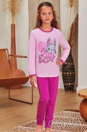 Пижама для девочки Baykar Арт 9141-248
Состав: 95% хлопок 5% эластан
Цвет: 248
Р. . фото 1