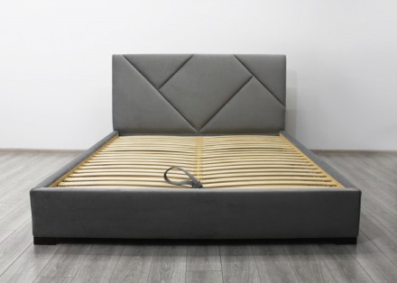 
Односпальне ліжко Сіті з підйомним механізмом 90x200 характеризується стриманіс. . фото 5