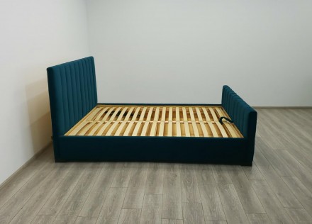
Односпальне ліжко Амелія 2 з підйомним механізмом 80x200 розкішна модель, основ. . фото 3