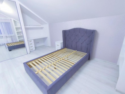 
Односпальне ліжко Голд з підйомним механізмом 120x200 своєю королівською вишука. . фото 9