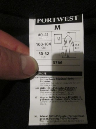 Куртка Portwest S766, водонепроникна, поліестер, помаранчева, розмір М (50)

К. . фото 7