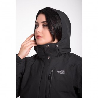 Женская горнолыжная куртка The North Face (3в1) чёрного цвета, — состоит и. . фото 6