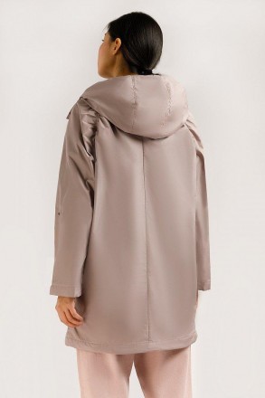 Женская демисезонная куртка Finn Flare со скрытой застежкой на молнию и кнопки. . . фото 6