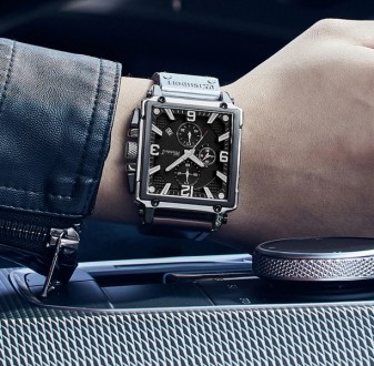 
У подарунок запасний чорний ремінець!WishDoIt - новий бренд чоловічого годинник. . фото 3