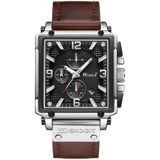
У подарунок запасний чорний ремінець!WishDoIt - новий бренд чоловічого годинник. . фото 2