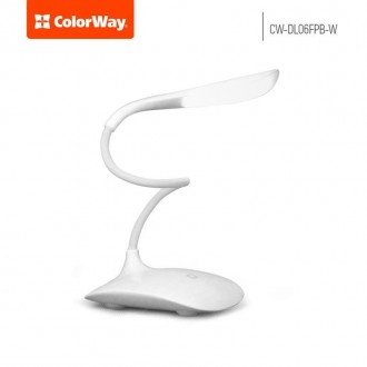 Настольная светодиодная лампа ColorWay со встроенным аккумулятором. Уникальная к. . фото 3