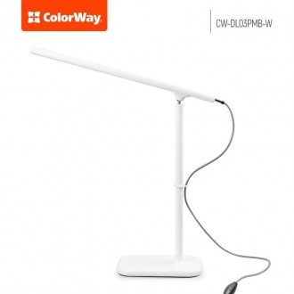Настольная светодиодная лампа ColorWay со встроенным аккумулятором. Уникальная к. . фото 4