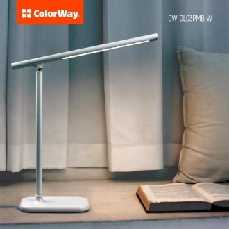 Настольная светодиодная лампа ColorWay со встроенным аккумулятором. Уникальная к. . фото 10