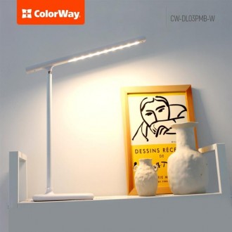Настольная светодиодная лампа ColorWay со встроенным аккумулятором. Уникальная к. . фото 6