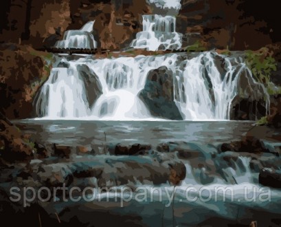 Картина по номерам (Водопад) bk_2291. Каменское. фото 1 Картина по номерам (Водопад) bk_2291. Каменское. фото 1