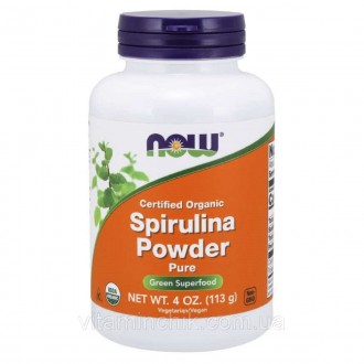 Органическая Спирулина, Порошок, Organic Spirulina, Now Foods, 113 гр. Київ. фото 1 Органическая Спирулина, Порошок, Organic Spirulina, Now Foods, 113 гр. Київ. фото 1