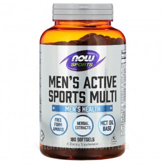 Мужские Мультивитамины для активных видов спорта, Men's Active Sports Multi, Now. Київ. фото 1 Мужские Мультивитамины для активных видов спорта, Men's Active Sports Multi, Now. Київ. фото 1