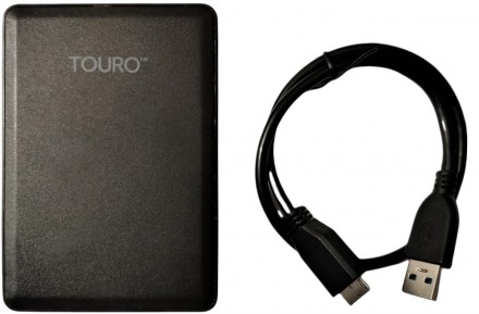 
Жесткий диск внешний 500GB USB 3.0 2.5" Hitachi (HGST) Touro Mobile Black TOLMU. . фото 4