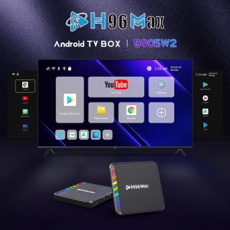 Новая смарт ТВ приставка H96Max 4/32 Гб Android TV Smart Box.
Основные характер. . фото 6