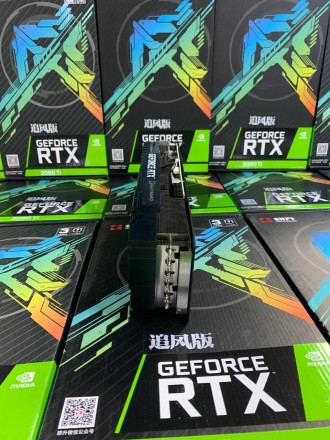 Видеокарта GAINWARD GeForce RTX 3080 Ti 12Gb GDDR6X відеокарта. . фото 7 После перепрошивки биоса выдает:
90-91 MH/S на ETH
4.7 GH/S на TON
в наличии . . фото 7