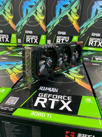 Видеокарта GAINWARD GeForce RTX 3080 Ti 12Gb GDDR6X відеокарта. . фото 4 После перепрошивки биоса выдает:
90-91 MH/S на ETH
4.7 GH/S на TON
в наличии . . фото 4