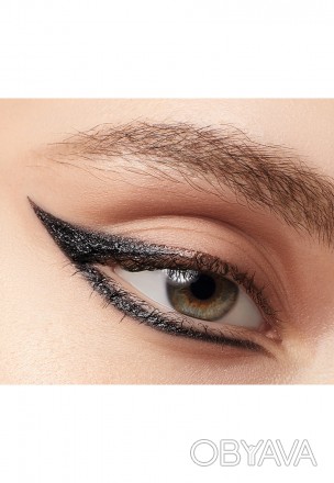 Жидкая подводка для глаз glameyes тон чёрный glam team (5768)