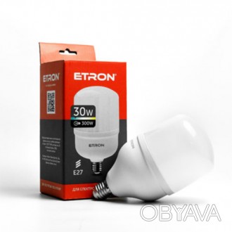 
LED лампа ETRON 1-EHP-303 T100 30W 6500K E27 Продажа оптом и в розницу. Доставк. . фото 1