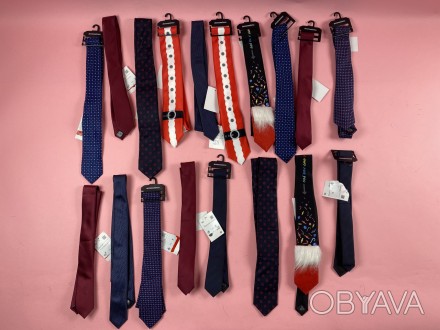 Краватки чоловічі C&A
Вага: 1,022 кг
Кількість у лоті штук: 18
Ціна: 540 грн
Соб. . фото 1