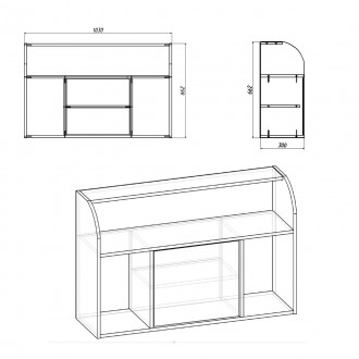 Характеристика изделия: Габаритные размеры:
 ширина - 1130 мм,
 высота - 662 мм,. . фото 3