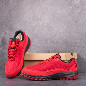
 Крутые мужские ботинки Булл Вотерпруф (красные) изготовлены из текстиля с вста. . фото 6