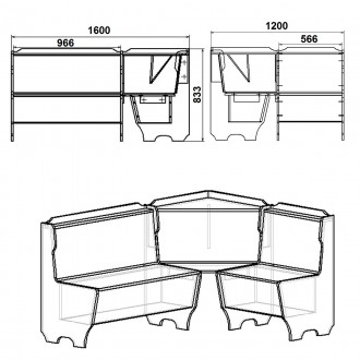 Предлагаем купить кухонный уголок «Корсика» от украинского производителя. 
Плавн. . фото 3